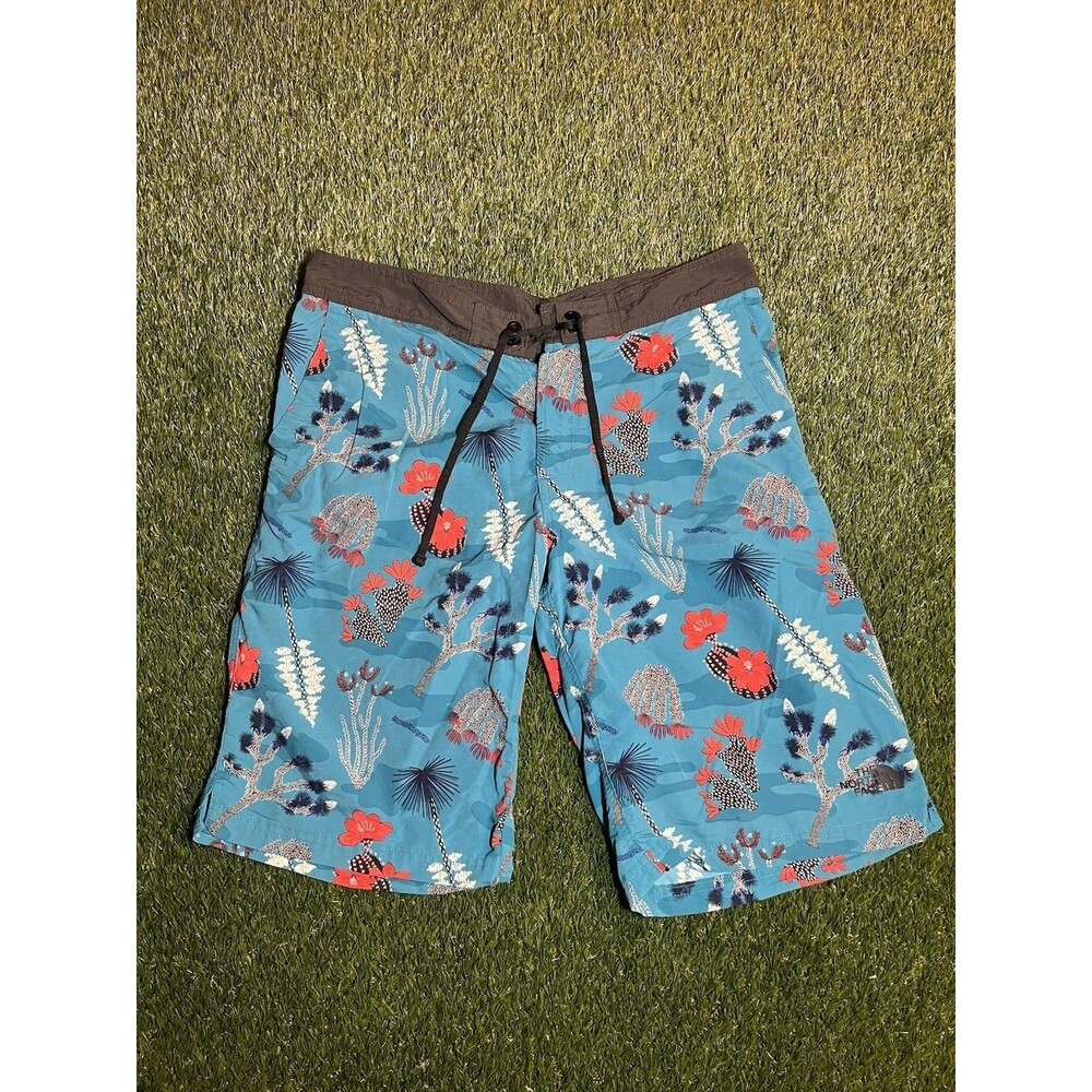 North Face Floral Swim Trunks Men's Size 31